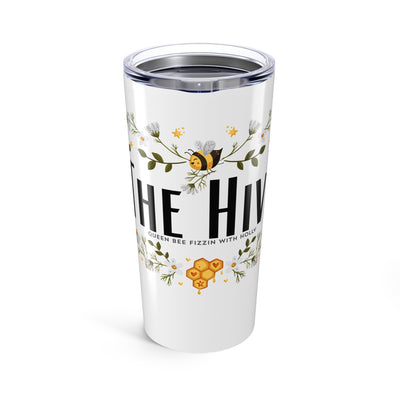 Bee & Floral 20oz Tumbler - Cute Travel Mug, Summer Gift, Eco-Friendly Beverage Container, Floral Drinkware, Perfect for Nature Lovers