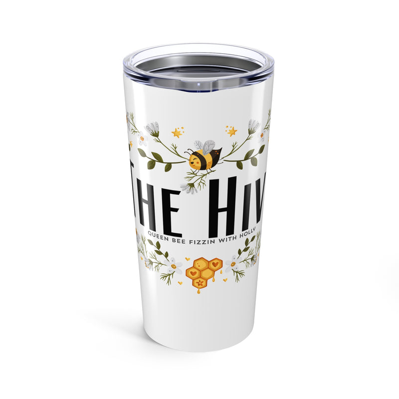 Bee & Floral 20oz Tumbler - Cute Travel Mug, Summer Gift, Eco-Friendly Beverage Container, Floral Drinkware, Perfect for Nature Lovers