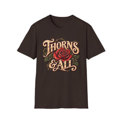 Thorns & All Rose Graphic T-Shirt - Love - Valentine