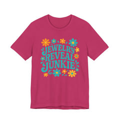 Jewelry Reveal Junkie Tee, Short Sleeve Shirt, Jewelry Lovers, Bella Canvas