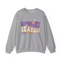 Spooky Season Crewneck Sweatshirt, Unisex Fall Apparel, Halloween Fashion, Cozy Sweatshirt, Autumn Gift Idea, Seasonal Clothing