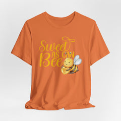 Sweet As Can Bee - Unisex Jersey Tee - Cute Bee Graphic T-Shirt