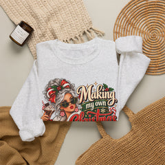 Christmas Cheer Sweatshirt — "Making My Own Christmas Cheer" Holiday Sweatshirt