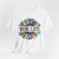 Sunflower Leopard Mom Tee