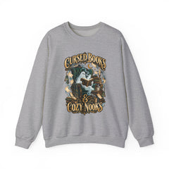 Cursed Books & Cozy Nooks Sweatshirt — Gothic Reading - Halloween BP