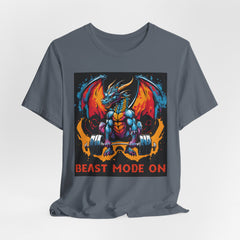 Beast mode on - Dragon – Fitness T-shirt for Gym Workouts