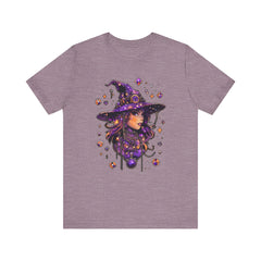 Enchanting Witch Graphic Tee - Perfect for Halloween, Gifts, Parties, Casual Wear, and Witchy Vibes