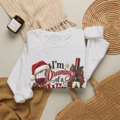 "I'm Dreaming of a Wine Christmas" Holiday Crewneck