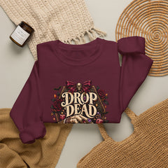 “Drop Dead Gorgeous” Gothic Hand Illustration w/rings- Jewelry Reveals