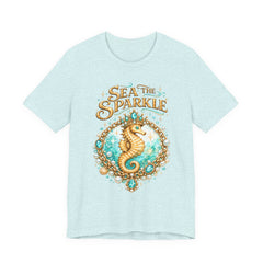 Sea the Sparkle Seahorse T-Shirt — Nautical Mermaid Beach Tee