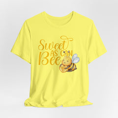 Sweet As Can Bee - Unisex Jersey Tee - Cute Bee Graphic T-Shirt