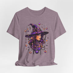 Enchanting Witch Graphic Tee - Perfect for Halloween, Gifts, Parties, Casual Wear, and Witchy Vibes
