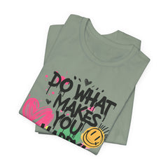 Do What Makes You Happy Tee | Unisex Jersey Short Sleeve Shirt, Positive Vibes Shirt, Gift for Friends, Uplifting Apparel, Casual [...]