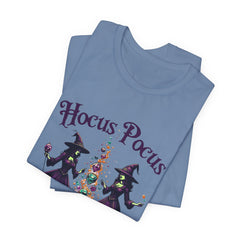 Hocus Pocus Halloween T-Shirt, Witch Tee, Unisex Halloween Shirt, Spooky Season Apparel, Costume Party Top