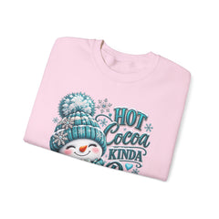 Hot Cocoa Kinda Day Sweatshirt- Winter- Christmas- Snowman