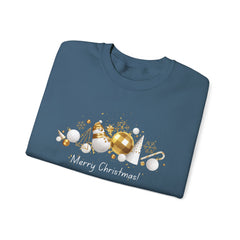 Festive Holiday Sweatshirt, Cozy Winter Apparel, Perfect Gift for Christmas, Tree Ornaments