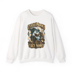 Cursed Books & Cozy Nooks Sweatshirt — Gothic Reading - Halloween BP