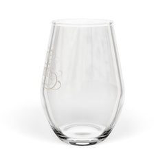 Merry Christmas Stemless Wine Glass