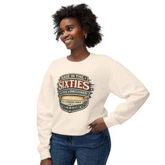 Sweatshirt - "Made in the Sixties" Retro Vintage Badge Crewneck
