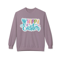 Happy Easter Unisex Midweight Softstyle Fleece Crewneck Sweatshirt