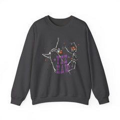 Yee Haw Skeletons Sweatshirt - Cozy Unisex Crewneck for Halloween, Fall Fashion, Casual Outfits, Gift for Cowpoke Enthusiasts, Western Style