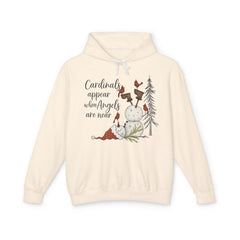 Inspirational Hoodie: Cardinals Appear When Angels Are Near - Comfort Colors
