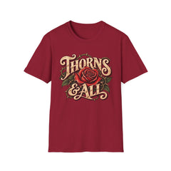 Thorns & All Rose Graphic T-Shirt - Love - Valentine