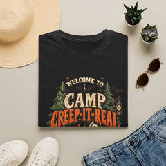 Camp Creep-It-Real T-Shirt — Welcome to Camp Halloween Graphic Tee- BP