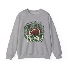 Football Therapy Sweatshirt — Vintage Football Graphic Crewneck