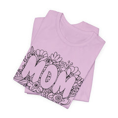 Pen & Ink Floral Mom T-Shirt - Perfect Gift for Mother's Day or New Mom