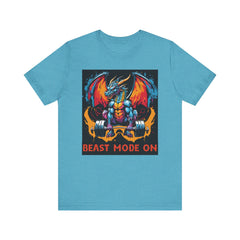 Beast mode on - Dragon – Fitness T-shirt for Gym Workouts