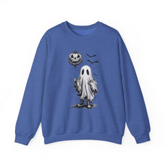 Spooky Ghost Sweatshirt - Cozy Halloween Apparel for Men & Women, Unisex Crewneck, Fall Fashion, Gifting Idea