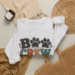 Dog Crew Sweatshirt – "B Crew" Paw Print Graphic Crewneck