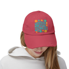 Jewelry Reveal Junkie Distressed Cap | Unisex Cap for Jewelry Lovers, Vintage Style, Boho Vibe