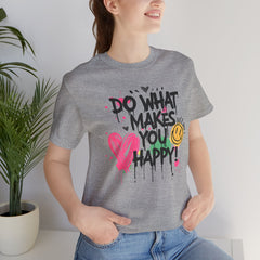 Do What Makes You Happy Tee | Unisex Jersey Short Sleeve Shirt, Positive Vibes Shirt, Gift for Friends, Uplifting Apparel, Casual [...]
