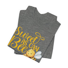 Sweet As Can Bee - Unisex Jersey Tee - Cute Bee Graphic T-Shirt