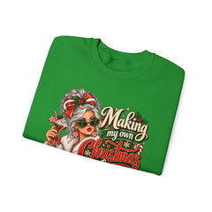 Christmas Cheer Sweatshirt — "Making My Own Christmas Cheer" Holiday Sweatshirt