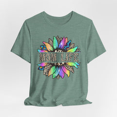 Sunflower Leopard Mom Tee