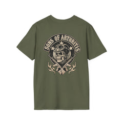 Sons of Arthritis Skull Tee — Military Biker Veteran Graphic T-Shirt