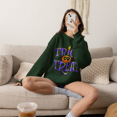 Halloween 'Trick or Treat' Crewneck Sweatshirt — Retro Candy Graphic