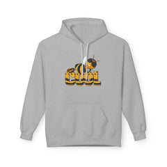 Bee Cool Hoodie - Unisex Fleece Sweatshirt , Eco-Friendly Apparel, Queen Bee Fizzin
