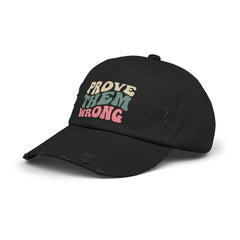 Motivational Distressed Cap, Inspiring Hat for Everyone, Perfect for Gifts, Casual Wear, Relaxed Vibes, Everyday Use