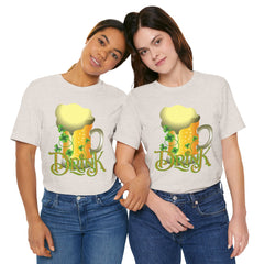 St. Patrick's Day Drink Tee - Unisex Short Sleeve T-Shirt