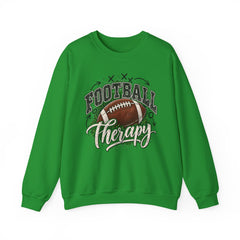 Football Therapy Sweatshirt — Vintage Football Graphic Crewneck