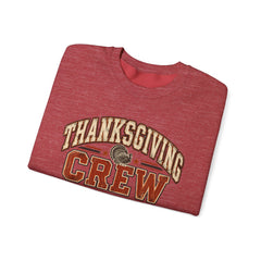 Thanksgiving Crew Sweatshirt - Vintage Turkey Family Holiday Pullover - Fall Apparel