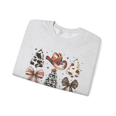 Rustic Coquette Christmas Sweatshirt