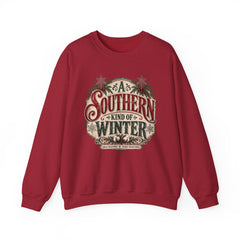 Southern Kind of Winter Crewneck Sweatshirt- Christmas
