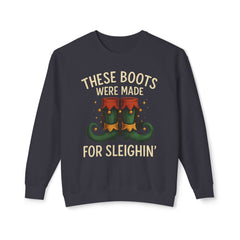 Festive Crewneck Comfort Colors Sweatshirt: Holiday Cheer, Christmas Gift, Cozy Wear, Funny Xmas Apparel,