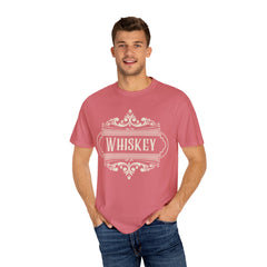 WHISKEY - Victorian label - T-shirt - Military Branches, Right to Bear Arms, American Flag