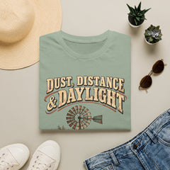 Dust, Distance & Daylight T-Shirt — Vintage Windmill Graphic Tee for Outdoor Lovers- Southern Heritage